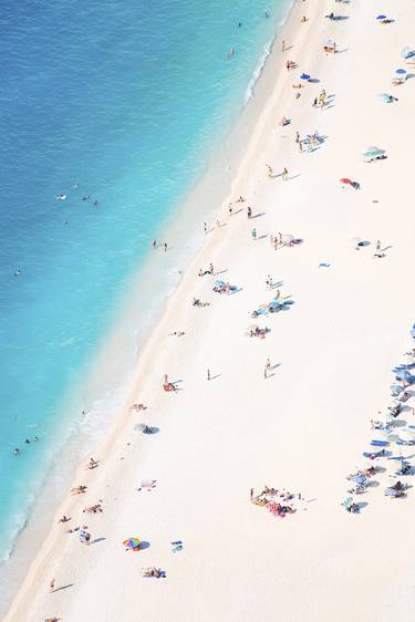 Aerial View of a Mediterranean Beach # 2 - Limited Edition     3 of 20 thumb