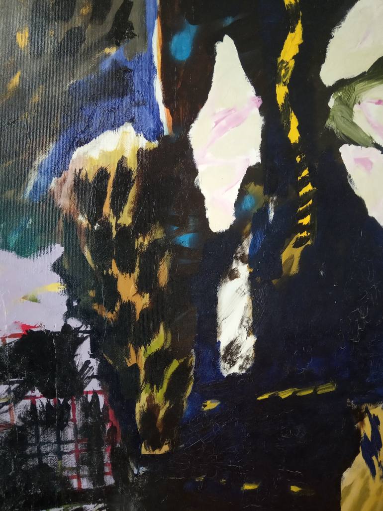 Original Abstract Expressionism Abstract Painting by Vicky Kylander