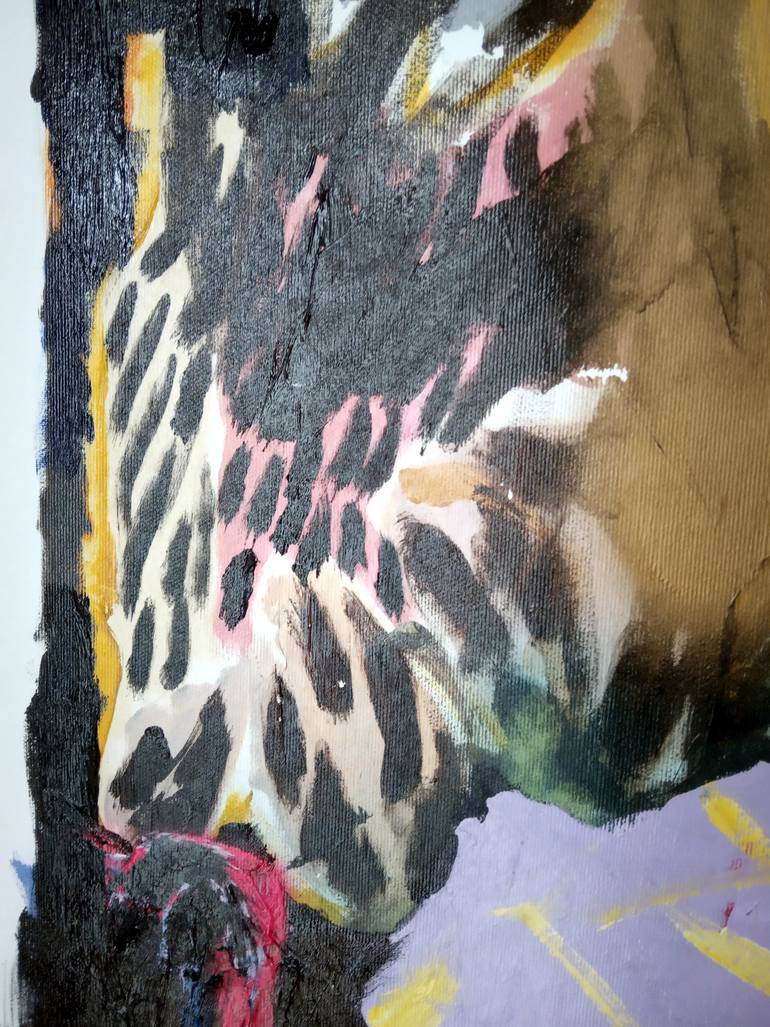 Original Abstract Expressionism Abstract Painting by Vicky Kylander