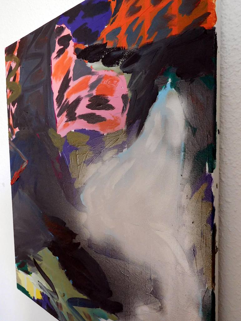 Original Abstract Expressionism Abstract Painting by Vicky Kylander