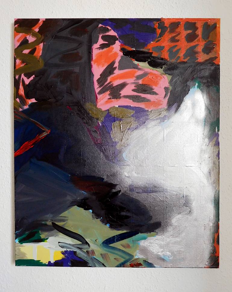 Original Abstract Expressionism Abstract Painting by Vicky Kylander