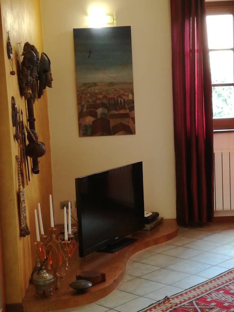 Original Figurative Cities Painting by Margherita Cagnoni