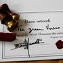 Stamped and certificate