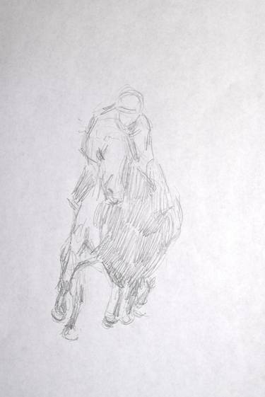 Print of Horse Drawings by Adnan Yunus