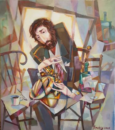 Print of Cubism Music Paintings by Stanislav Topchiy