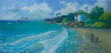 Original Impressionism Seascape Paintings by Rodney Ifill