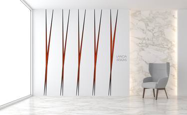 Original Contemporary Abstract Drawings by Lancia Soans