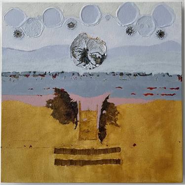 Original Abstract Mixed Media by Joyce Pommer