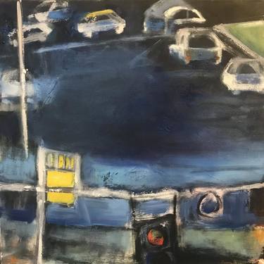 Original Expressionism Cities Paintings by Suzanne DeCuir