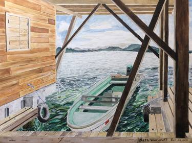 Print of Boat Paintings by Beth Woronoff