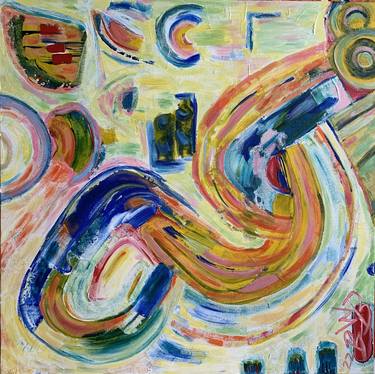 Print of Abstract Expressionism Patterns Paintings by Beth Woronoff