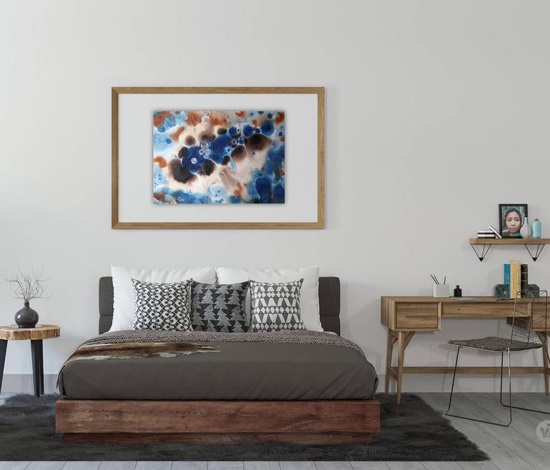 Original Abstract Animal Painting by Kesan Oksana Khyzhniak
