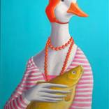 The Duck with the Fish by Reinhard Schlüter