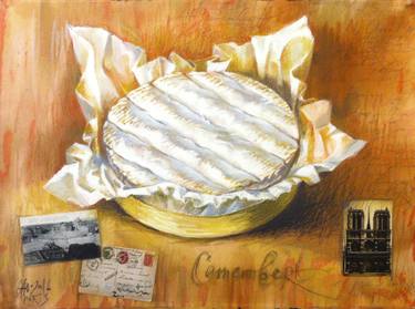 Original Figurative Cuisine Paintings by Olga Osnach