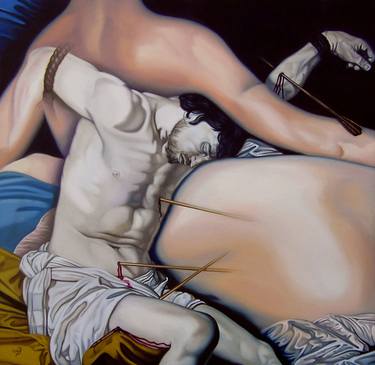 Original Pop Art Nude Paintings by David Platt