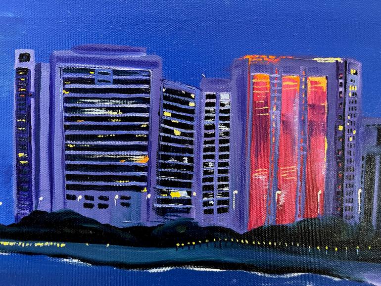 Original Realism Cities Painting by Claudia Luethi Alias Abdelghafar