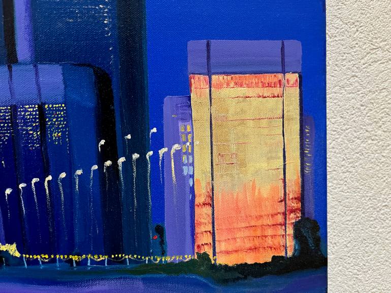 Original Realism Cities Painting by Claudia Luethi Alias Abdelghafar