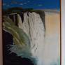 Victorian Waterfalls with a wooden shadow gap frame