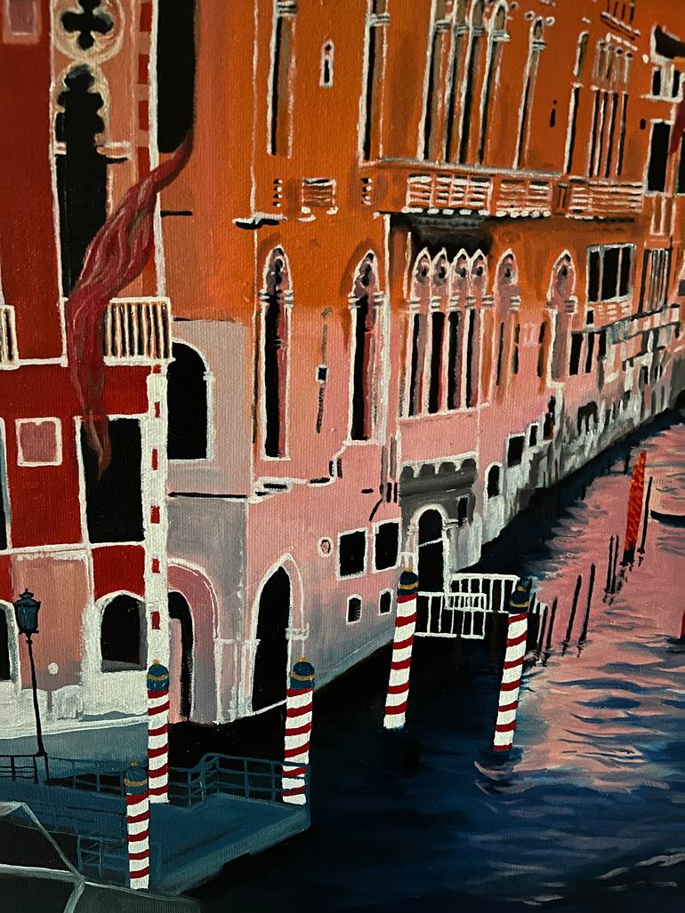Original Realism Cities Painting by Claudia Luethi Alias Abdelghafar