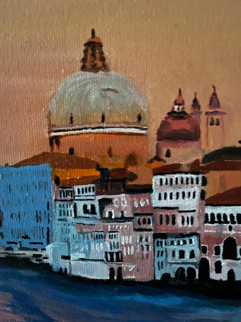Original Realism Cities Painting by Claudia Luethi Alias Abdelghafar