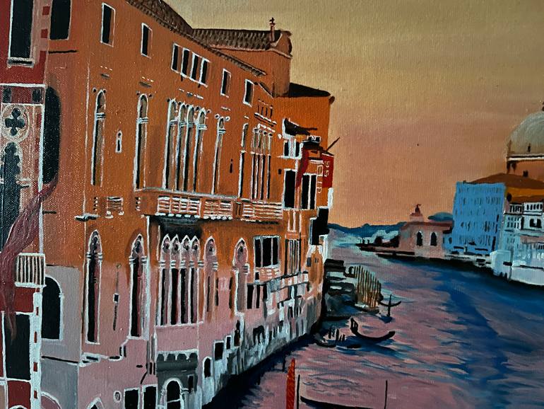 Original Realism Cities Painting by Claudia Luethi Alias Abdelghafar