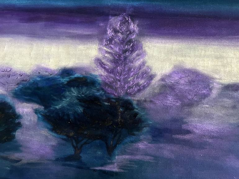 Original Realism Landscape Painting by Claudia Luethi Alias Abdelghafar