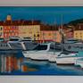 St. Tropez with frame and hanging on a wall