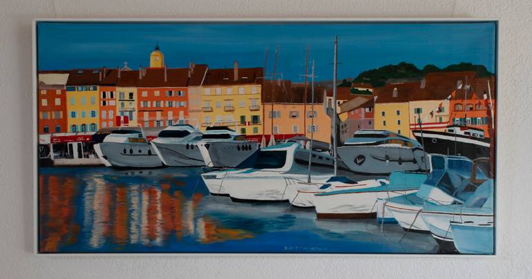 Original Realism Cities Painting by Claudia Luethi Alias Abdelghafar