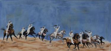 Original Horse Paintings by Claudia Luethi alias Abdelghafar