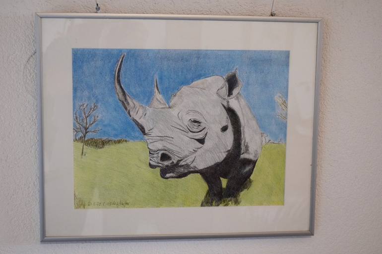 Original Animal Drawing by Claudia Luethi alias Abdelghafar