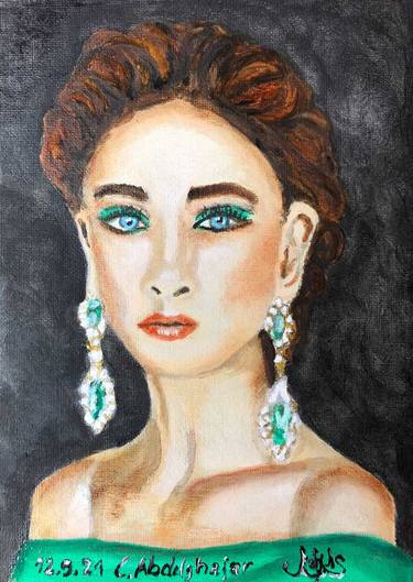 Original Fine Art People Paintings by Claudia Luethi alias Abdelghafar