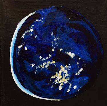 Print of Outer Space Paintings by Claudia Luethi alias Abdelghafar
