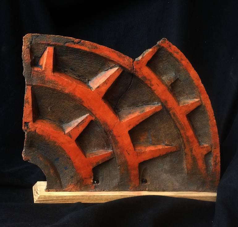 Original Abstract Nature Sculpture by Boruch Lev