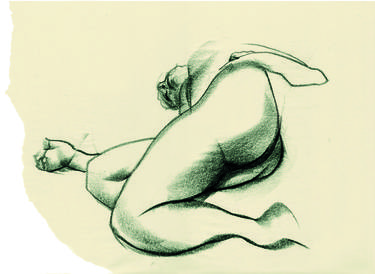 Original Figurative Nude Printmaking by Boruch Lev