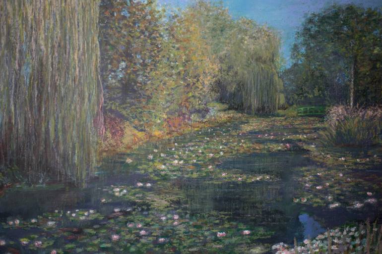 Original Impressionism Landscape Painting by Albert Safiullin