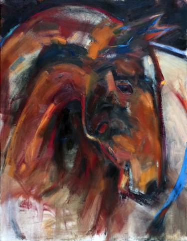 Original Expressionism Animal Paintings by Alison Aldrich