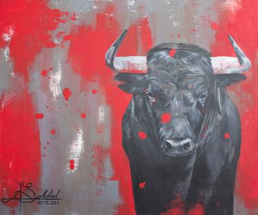 Original Abstract Expressionism Animal Paintings by Claudia Soledad