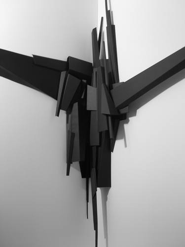 Original Abstract Architecture Sculpture by AK GREEN