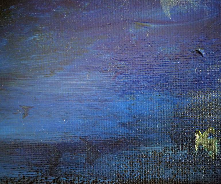 Original Abstract Cities Painting by Allison Gamblin
