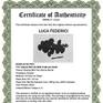 Certificate Of Authenticity