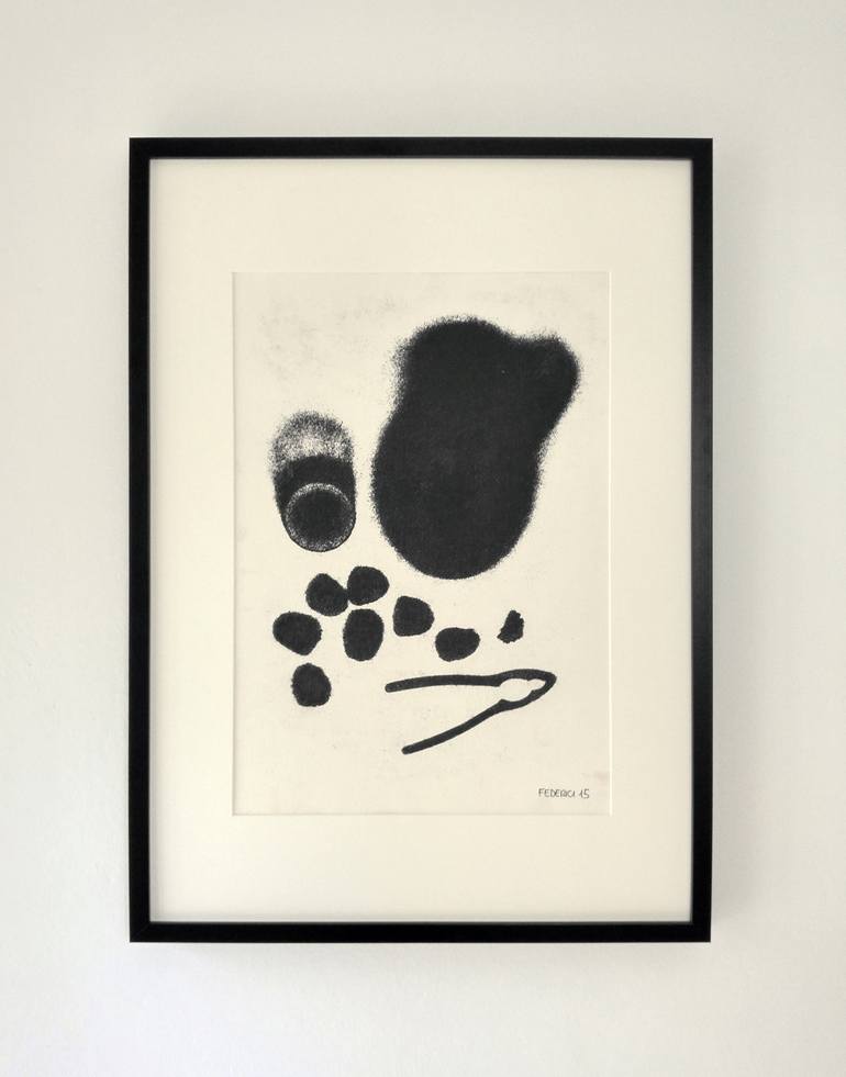 Original Expressionism Still Life Printmaking by LUCA FEDERICI