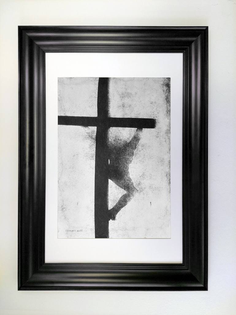 Original Expressionism Religious Printmaking by LUCA FEDERICI
