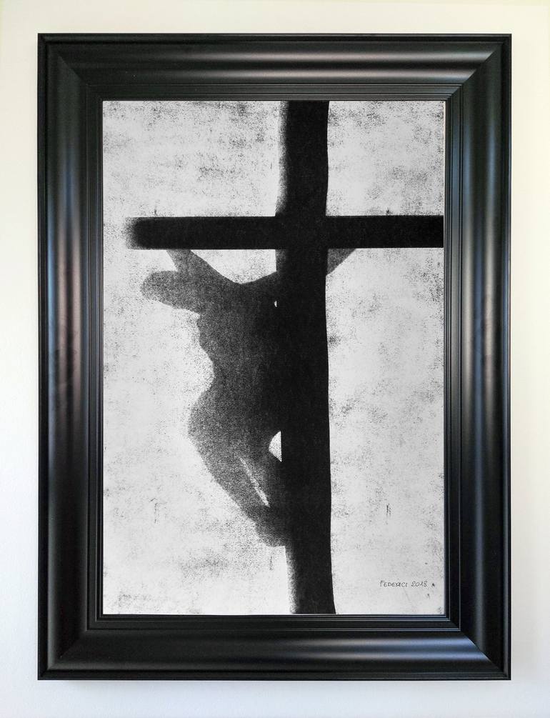 Original Expressionism Religious Printmaking by LUCA FEDERICI