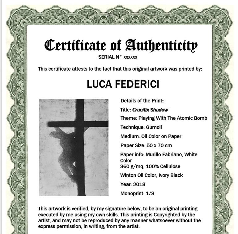 Original Religious Printmaking by LUCA FEDERICI