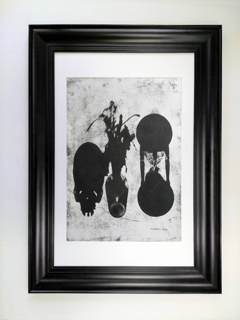 Original Expressionism Still Life Printmaking by Luca Federici