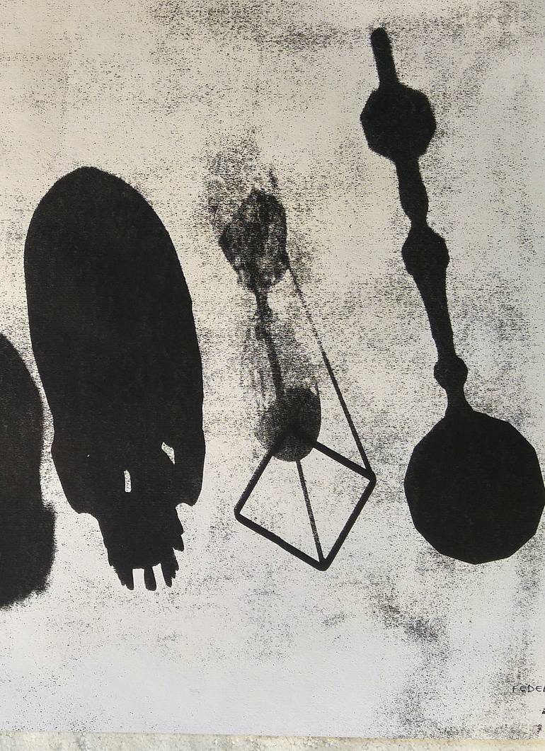 Original Expressionism Still Life Printmaking by LUCA FEDERICI