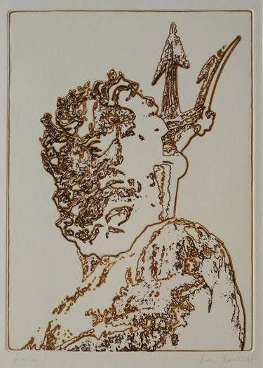 Print of Figurative Classical mythology Printmaking by LUCA FEDERICI