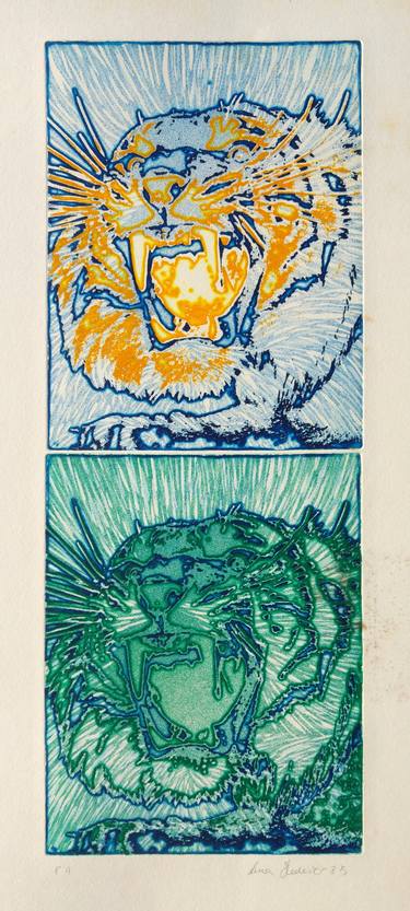 Print of Expressionism Animal Printmaking by LUCA FEDERICI
