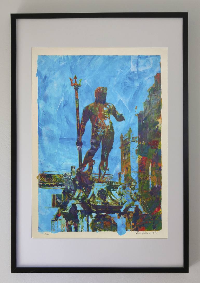 Original Figurative Classical mythology Printmaking by LUCA FEDERICI