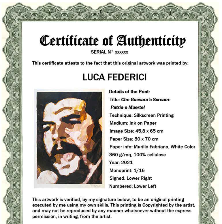 Original Pop Culture/Celebrity Printmaking by LUCA FEDERICI